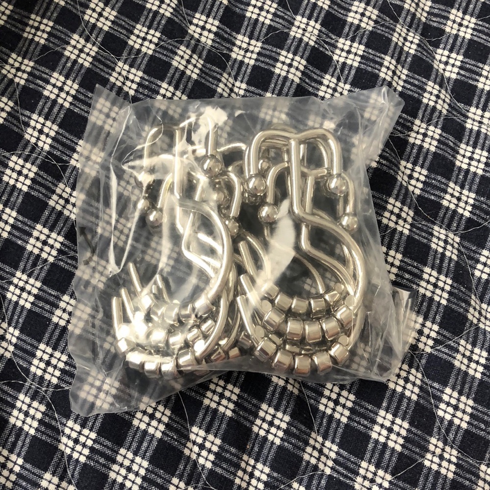 Double Shower Curtain Rings